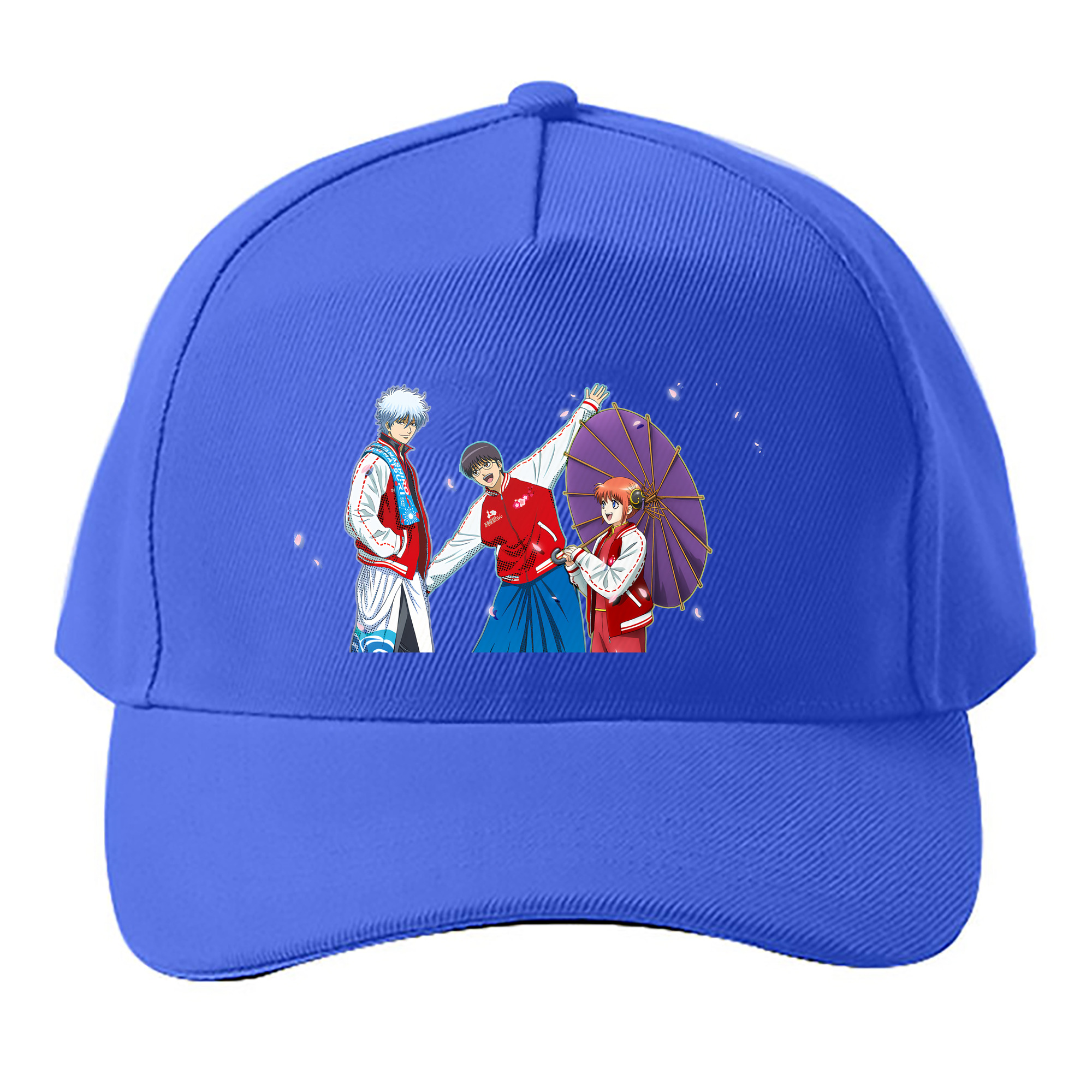 （画像用） ぎんたま 坂田銀時（さかたぎんとき） 神楽 志村新八（しむら しんぱち） GINTAMA Sakata Gintoki Kagura Shimura Shinpachi ベースボールキャップ 綿100％ 男女兼用 帽子 スポーツ